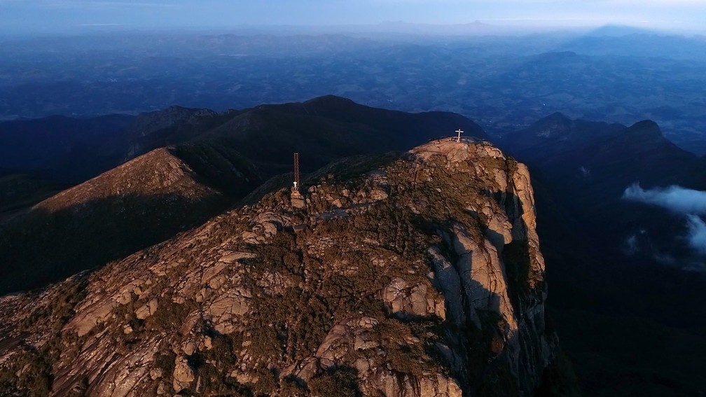 Pico da Bandeira， no Parque Nacional do Caparaó， no Espírito Santo， está na lista do projeto da Travessia dos 7 Cumes — Foto: Reprodução/ TV Gazeta
