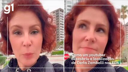 Como um youtuber descobriu a localização de Carla Zambelli nos EUA Como um youtuber descobriu a localização de Carla Zambelli nos EUA