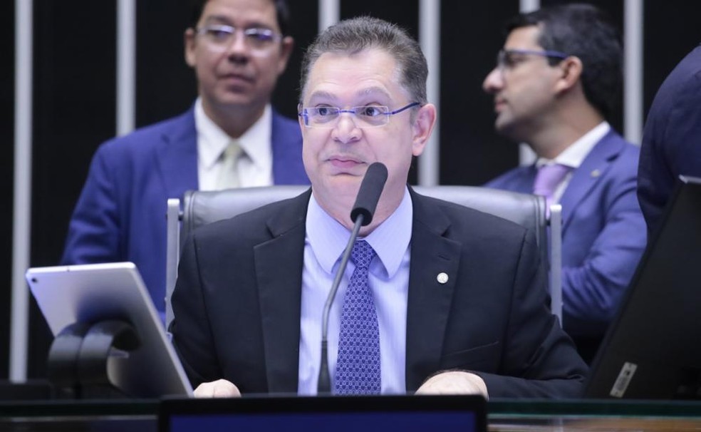 Deputado Sóstenes Cavalcante (PL-RJ)， líder do partido na Câmara. — Foto: Vinicius Loures/Câmara dos Deputados