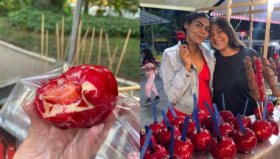 Empreendoras de Niterói， no Rio de Janeiro， viram o faturamento triplicar após incluírem as frutas do amor no cardápio — Foto: Júlia Santos / Arquivo Pessoal