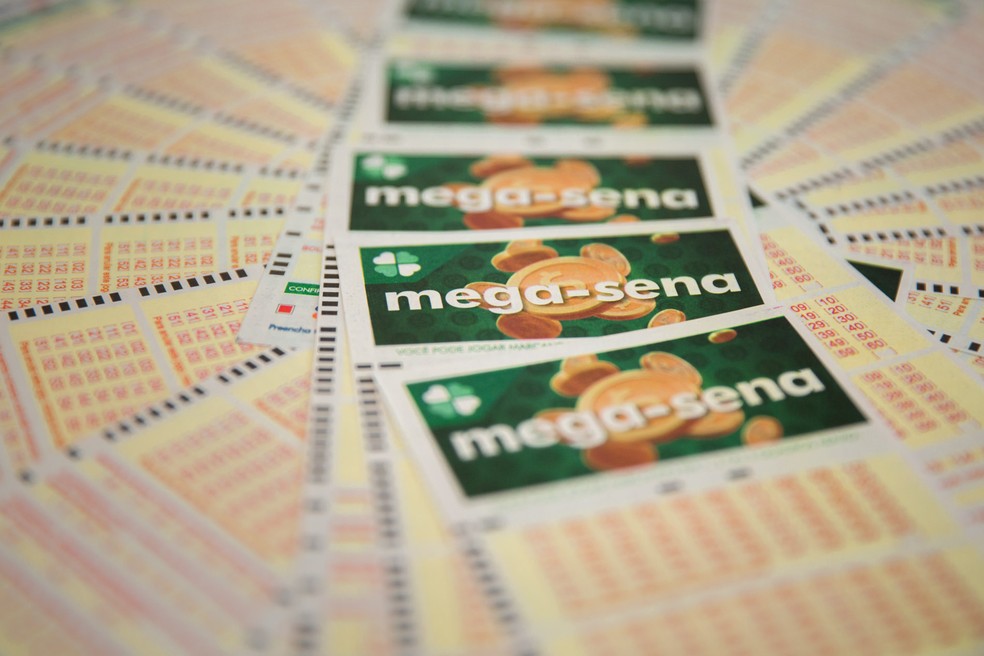 Bilhetes da Mega-Sena， em imagem de arquivo — Foto: Marcelo Brandt/G1