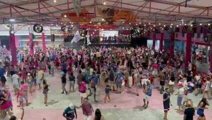 Torcida da Rosas de Ouro comemora título no carnaval 2025