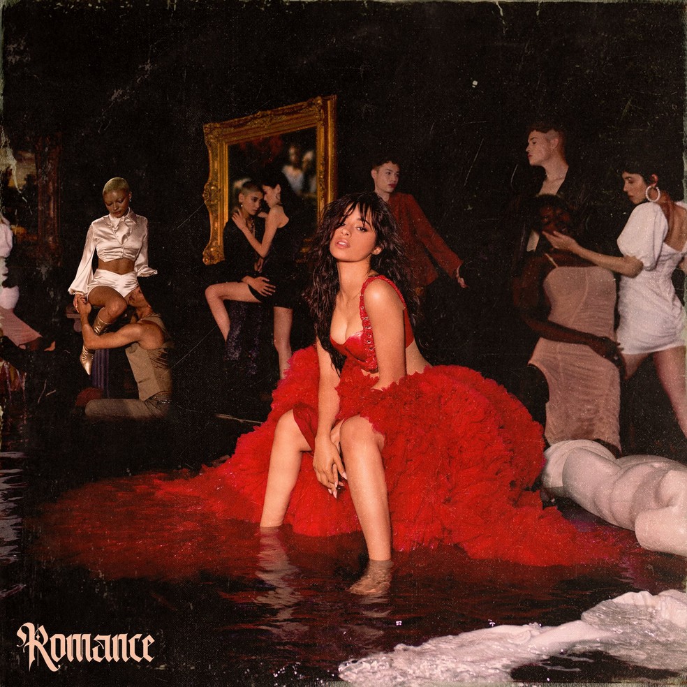 Capa de 'Romance'， segundo álbum de Camila Cabello — Foto: Divulgação