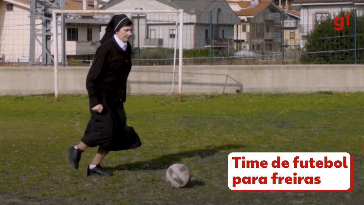 Time de futebol para freiras