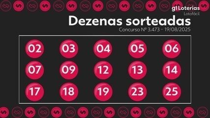 G1 | Loterias - Lotofácil 3473