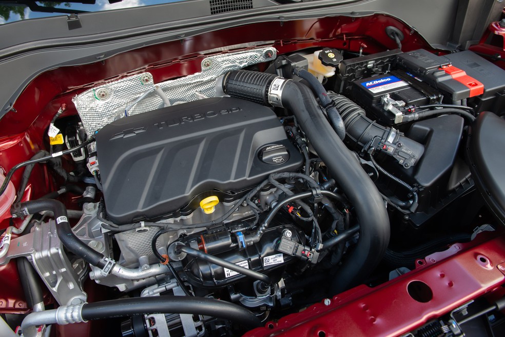 Motor do Chevrolet Tracker RS 2026 — Foto: divulgação/Chevrolet
