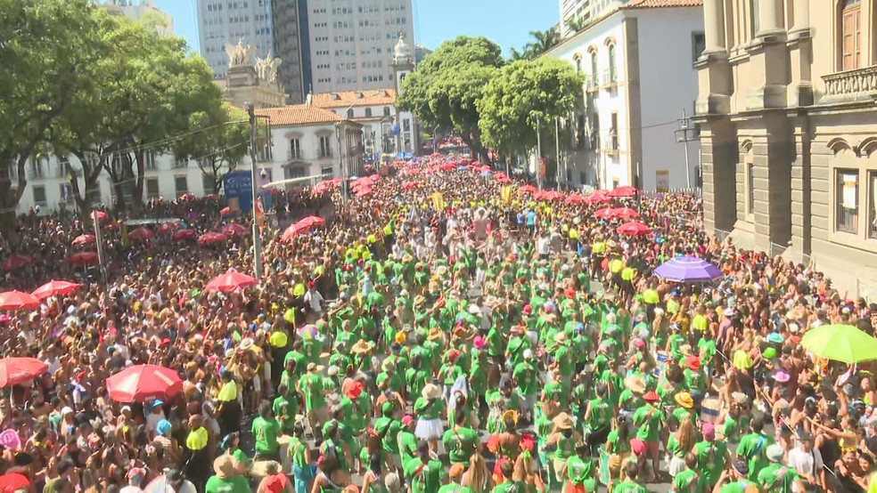 Monobloco encerra o carnaval de rua do Rio neste domingo — Foto: Reprodução Globo News
